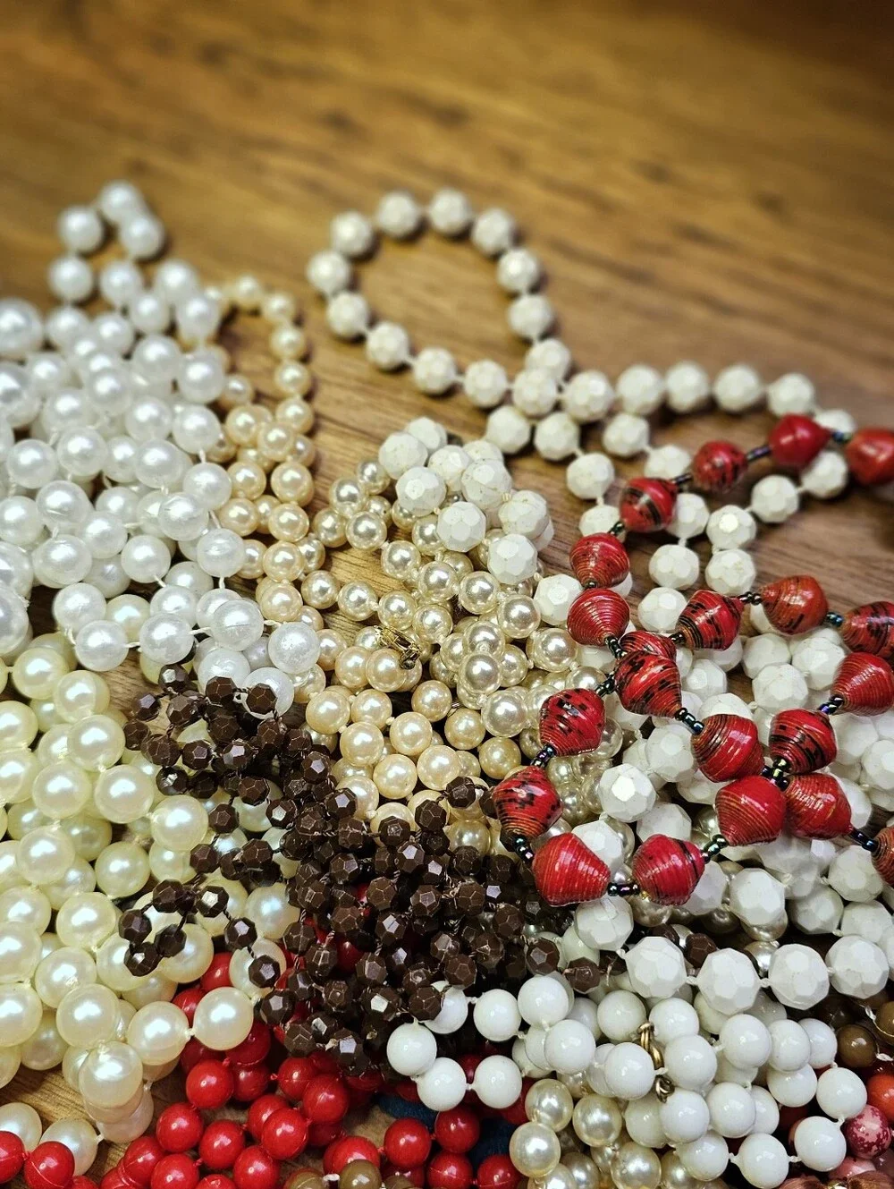 Craft Jewelry Beaded Necklaces For Upcycling Repurposing Art Projects
